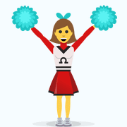 Cheerleader" Emoticon