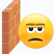 Image result for banging head against brick wall emoji